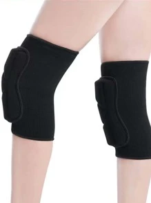 1pc Sponge Knee Protector Gym Accessories Knee Support Sports Knee Pads Gym Knee Pads - Black - View 6