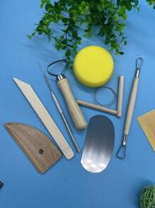 opeth 8pcs Clay Pottery Sculpting Tool Set - Multicolor - View 1