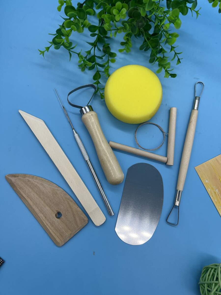opeth 8pcs Clay Pottery Sculpting Tool Set - Multicolor - View 1