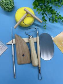 opeth 8pcs Clay Pottery Sculpting Tool Set - Multicolor - View 3