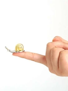 1pc Snail Design Incense Stick Holder - Gold - View 5