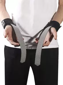 SKDK Fitness Lifting Straps | Wrist Straps For Weightlifting, Deadlift Straps, Weight Lifting Straps For Men Women, Gym Lifting Grips. - Grey - View 4