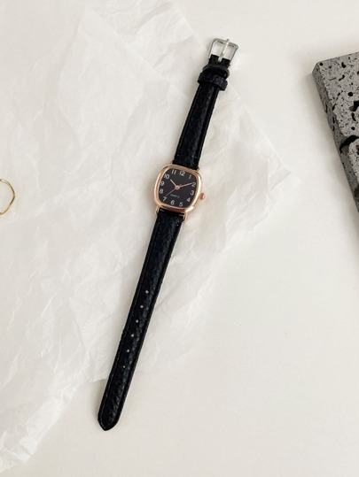 1pc Ladies Horloge Square Pointer Quartz Holiday view 3