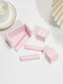 1 件日历设计装饰工艺品，粉色迷你桌面日历，适合家居装饰的最佳礼物 - 粉色 - 查看 3