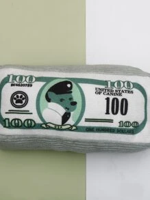 1入組錢設計寵物聲音毛絨玩具 - 彩色 - 查看 4