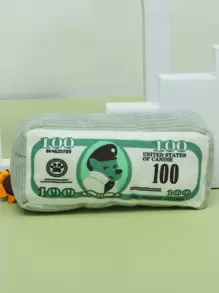 1入組錢設計寵物聲音毛絨玩具 - 彩色 - 查看 1