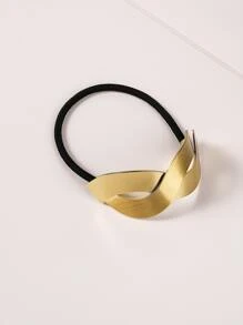 Twist Metal Decor Hair Tie Street - Multicolor - View 2