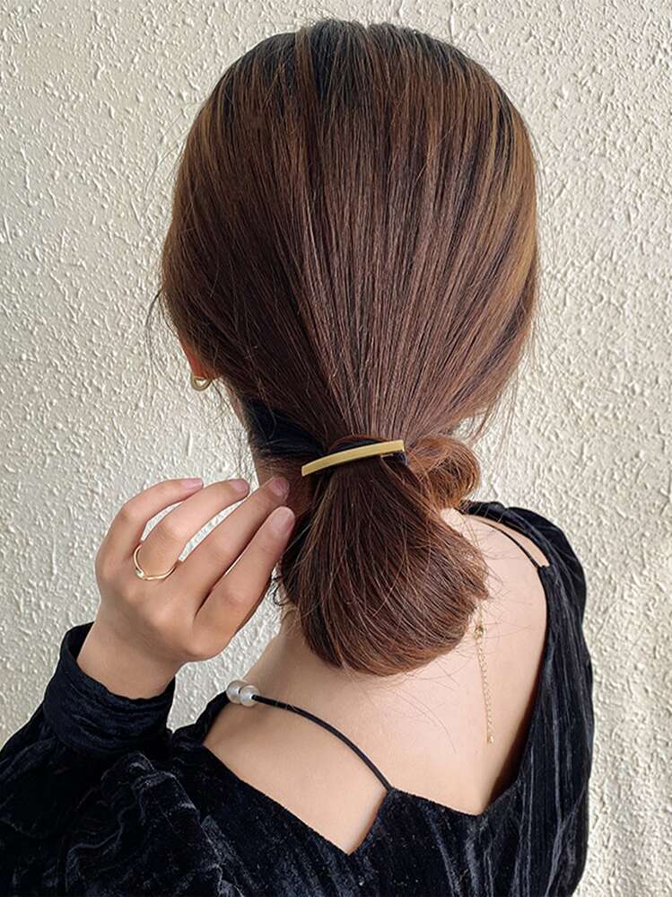 Metal Decor Hair Tie - Multicolor - View 1