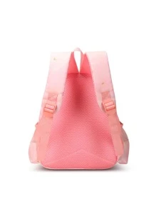 女孩卡通人物圖案後背包 - 粉色 - 查看 2