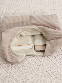 Minimalist Satchel Bag - Apricot - View 4