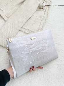 ly hợp Cá sấu Thanh lịch - trắng - Xem 1