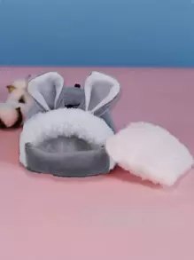 Cartoon Rabbit Design Pet Bed