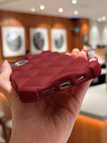 جراب متوافق مع iPhone موحدة اللون - الأحمر - مشاهدة 3