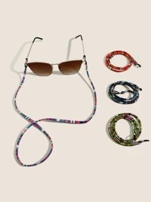 Boho 4pcs Color Block Glasses Rope - Multicolor - View 1