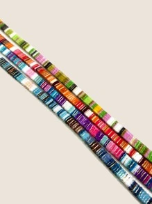 Boho 4pcs Color Block Glasses Rope - Multicolor - View 6