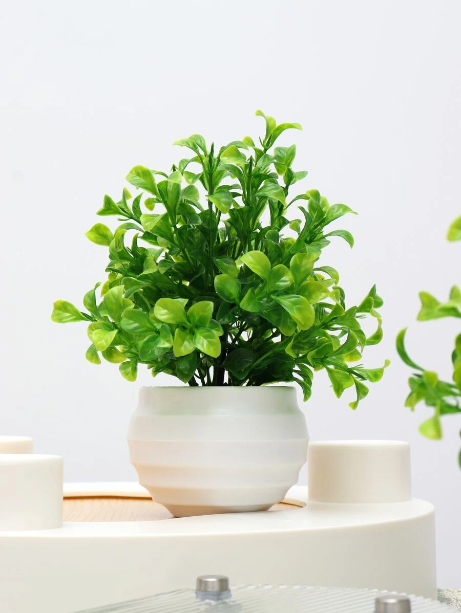 Cây trồng trong chậu nhân tạo 1pc - Nhiều màu - Xem 1