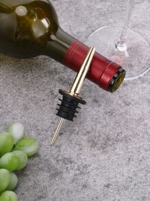 Tapón de vino de acero inoxidable de 1 pieza, tapón de botella de vino simple para Bar - Multicolor - Ver 2