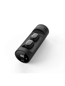 Ti2 Digital Display Rotatable Earphones - Black - View 4