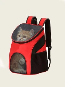 Túi đựng thú cưng có thể gập lại 1 mảnh - Đỏ - Xem 3