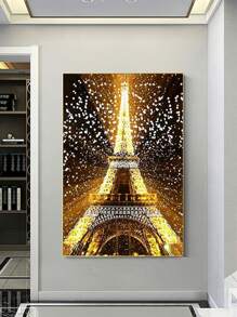 塔紋DIY鑽石無框畫DIY圓形全鑽畫適合初學者 - 彩色 - 查看 1