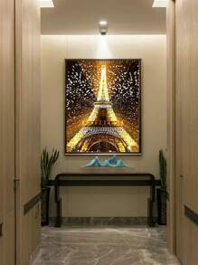 塔紋DIY鑽石無框畫DIY圓形全鑽畫適合初學者 - 彩色 - 查看 3