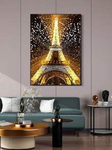 塔紋DIY鑽石無框畫DIY圓形全鑽畫適合初學者 - 彩色 - 查看 5