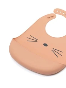 Bebé Babero con estampado de dibujos animados - Albaricoque - Ver 2