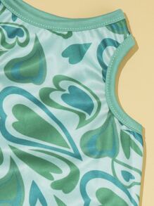 PETSIN Heart Print Pet Tank - Multicolor - View 6