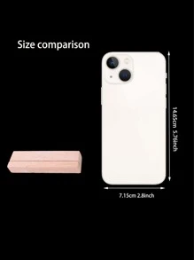 1/5 Chiếc Bằng Gỗ Sáng Tạo Đa Chức Năng Khung Ảnh Đỡ, Gỗ Nơi Đựng Thẻ, Hộp Đựng Thẻ, Hình Ảnh Trưng Bày - Màu be - Xem 3