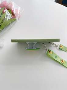 Ốp lưng điện thoại hình quả bơ mùa hè có dây đeo, tương thích với iPhone 17/17 Air/17 Pro/17 Pro Max/16/15/14/13/12/11 - Nhiều màu - Xem 2