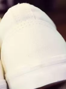 Men Slip On Sneakers - White - View 3