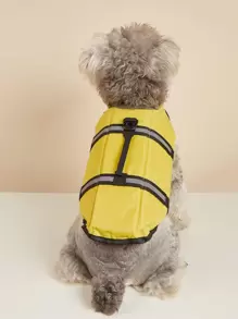 BONAPET Adjustable High Buoyancy Pet Life Jacket, Summer Swimming Vest For Cats & Dogs - Multicolor - View 2