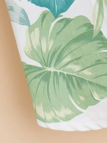 Leaf Print Pet Shirt - Multicolor - View 4