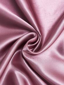 2 chiếc vỏ gối màu trơn được làm bằng vải màu Ding, phong cách phong bì lãng mạn phù hợp cho mọi mùa - Màu hồng gỉ - Xem 2