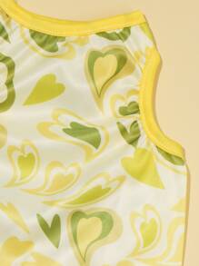 PETSIN 愛心圖案寵物背心 - 彩色 - 查看 6