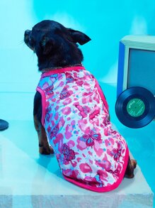 PETSIN Y2K Butterfly Pattern Pet Tank