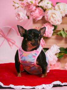 PETSIN Valentine's Day Heart Print Pet Tank - Multicolor - View 5