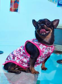 PETSIN Y2K Butterfly Pattern Pet Tank