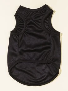 1pc Bear Print Pet Tank - Multicolor - View 3