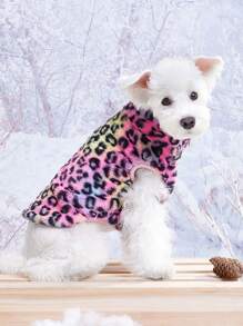 PETSIN Tank de mascota con estampado de leopardo - Multicolor - Ver 2