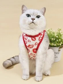 Heart Print Pet Tank - Multicolor - View 4