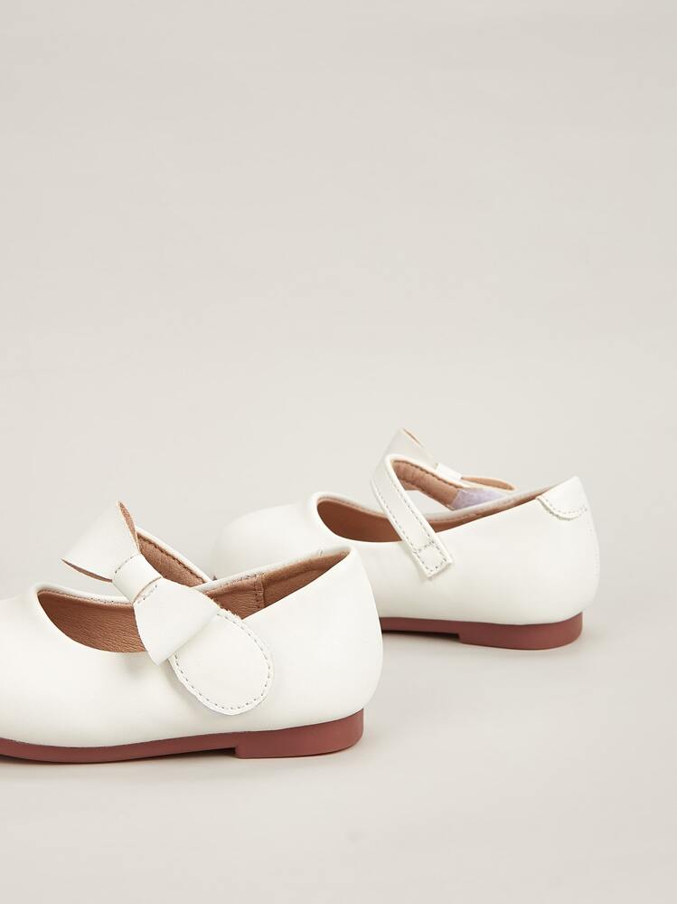 Niñas Zapatos mary jane con diseño de lazo - Blanco - Ver 5