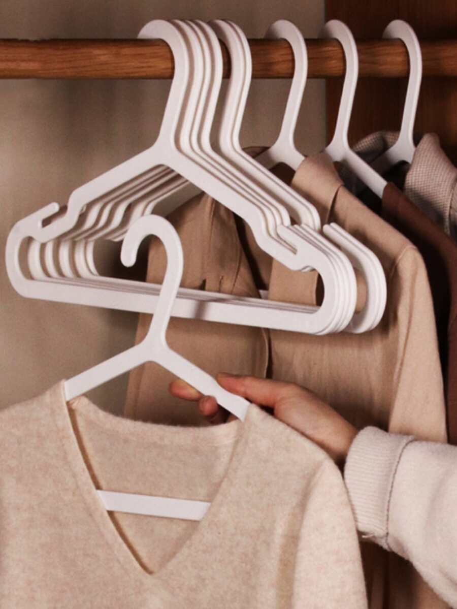 10 cái Móc áo Màu Rắn