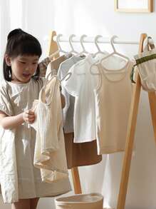 10 cái Móc áo Màu Rắn - trắng - Xem 6