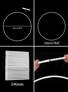 23入組氣球花環支架套裝 - 白色 - 查看 6