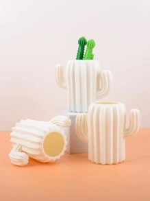 1 giá đỡ bút hình xương rồng trắng - trắng - Xem 8