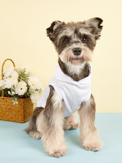 لباس علوي تانك حيوانات أليفة موحدة اللون قطعة واحدة