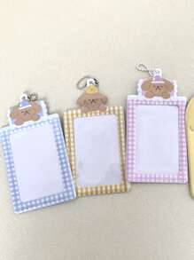 1pc Cartoon Animal Pattern Random Card Cover