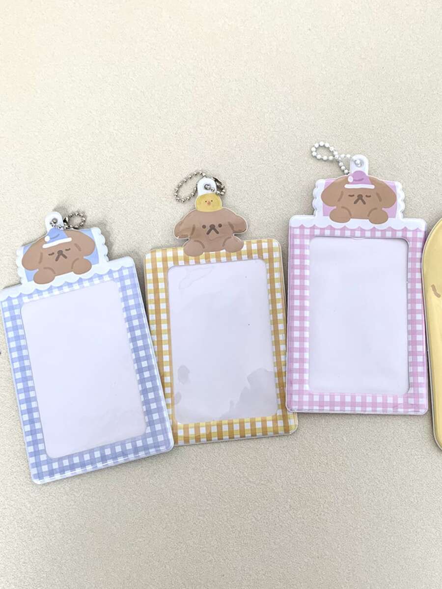 1pc Cartoon Animal Pattern Random Card Cover