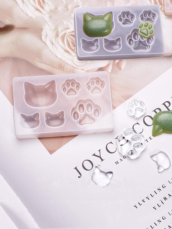 1pc Cat Design DIY Silicone Mold